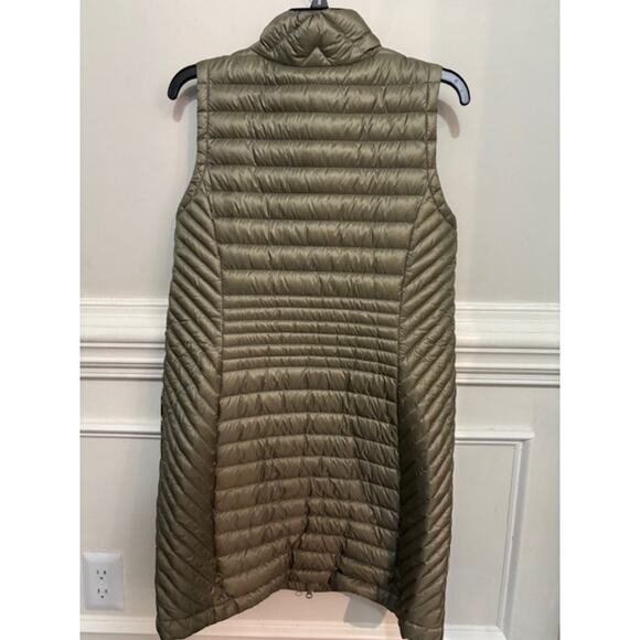 Duluth Trading Duck Down Quilted Puffer Vest Pertex Quantum Womens Small Long - Picture 3 of 8